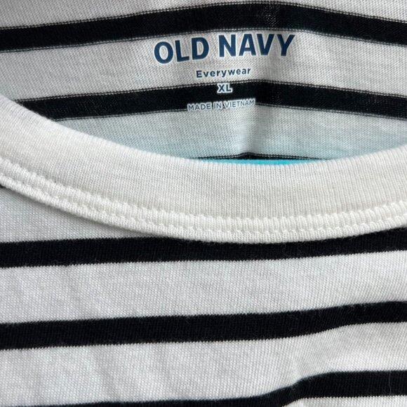 New Without Tag OLD NAVY Long Sleeve Stripped Tee - Picture 3 of 3